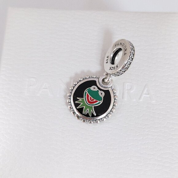 Pandora Muppets Kermit Dangle Charm S925 Silver with box - Picture 7 of 7